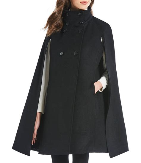 cape style coats for women.